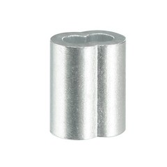 4mm 5/32-inch Cable Wire Rope Aluminum Sleeves Clip Crimping Loop 25pcs