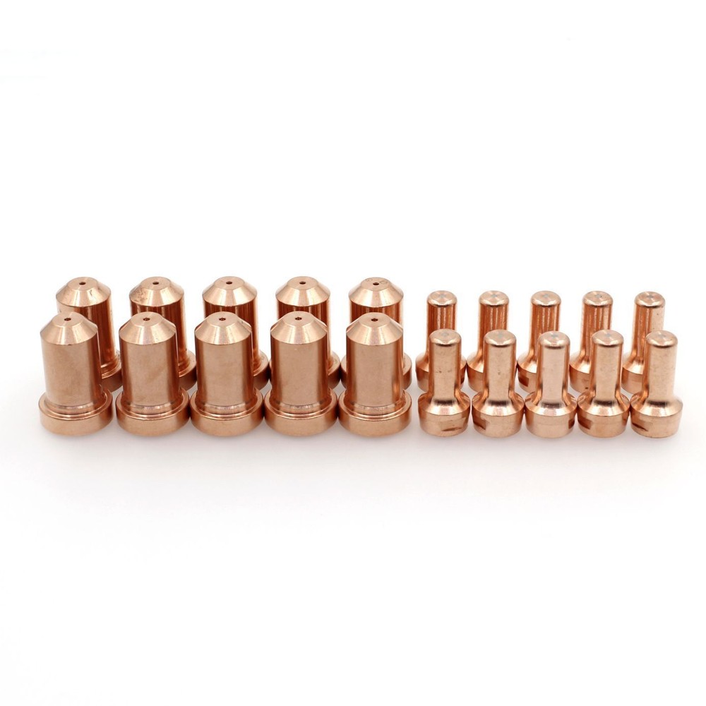 20PCS KP2844-1 Electrode + KP2844-7 Nozzle 60A For Lincoln Tomahawk 1000 LC65