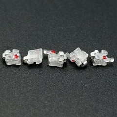 Dental Brackets Orthodontic Self Ligating Braces Metal Ceramic Roth MBT 022 345