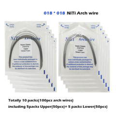 Dental Orthodontic Arch Wire Rectangular Round Ligature Tie Elastic Rubber Bands