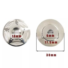 Nmax/Force/Tmax Titanium Alloy CNC Handlebar Plug Ti Gasket Titanium Washer