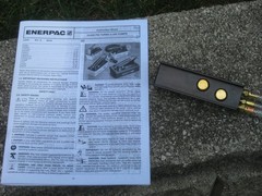 NEW Open Box – Enerpac PARG1102N, Turbo II Air Hydraulic Pump, Manual Valve
