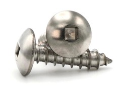 #10 Sheet Metal Screws – Stainless Steel Square Drive Truss Head – Select Size