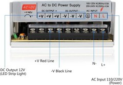 AC to DC 12V 30A 360W Universal Regulated Switching Power Supply Adapter Driver