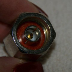 N-Type Male to RP-SMA Female RF Coaxial Adapter Barrel Connector 50-Ohm