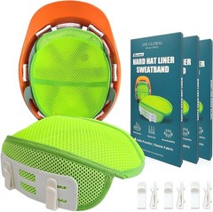 3PCS Hard Hat Liner Sweatband Work Safety Helmet Accessories, Washable Cool Mesh