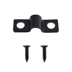 100 PCS U-Shaped Pipe Clamp, 0.24 Inch (6mm) U Bracket Clamps, Wire Shelf Loo…
