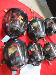 SCOTT AV-3000 HT MASK w/KEVLAR NETTING SMALL MEDIUM LARGE Firefighter SCBA AIR