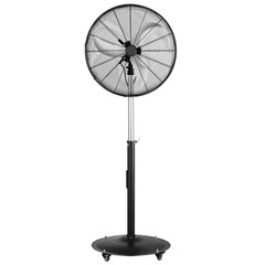 Uimoso 24 in Industrial Pedestal Fan,HighVelocity,6800CFM,Waterproof,Oscillating