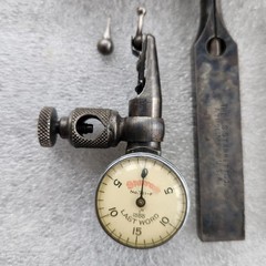 Vintage The L.S. STARRETT Co. Last Word Universal Indicator & Case.