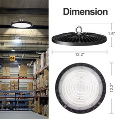 5Pack 300W UFO LED High Bay Light Shop Light Factory Warehouse Commercial Lamp