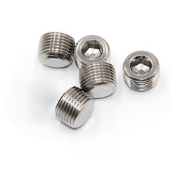 50PCS 3/8″ NPT stainless steel Pipe Plug Male Thread Internal Hex Socket Fitting