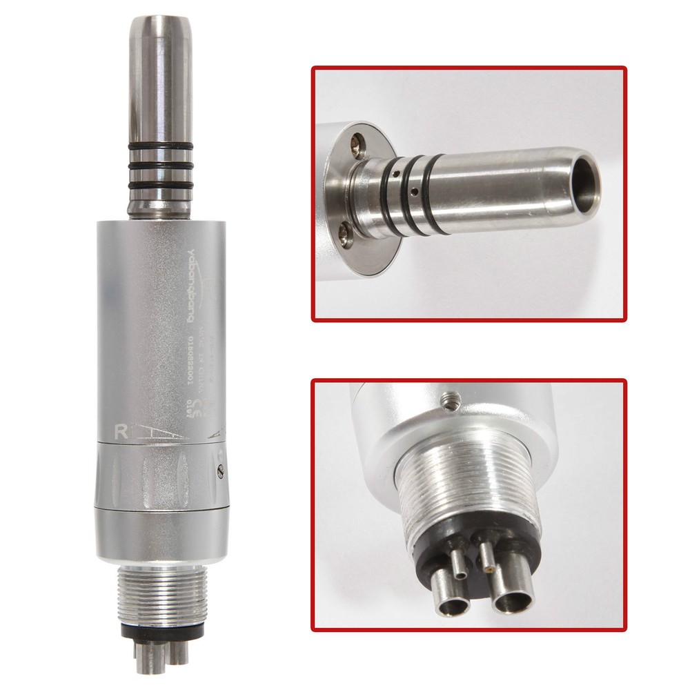 Dental slow speed Handpiece 4 holes Air Motor Inner Water E type Fit NSK WY4 USA