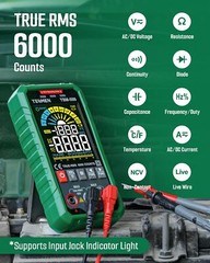 Tsm599 Smart Digital Multimeter Trms 6000 Counts Voltage Tester Volt Meter With