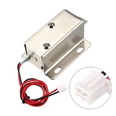uxcell DC 24V 2.3A 11.4mm Electromagnetic Solenoid Lock Assembly for Electirc…