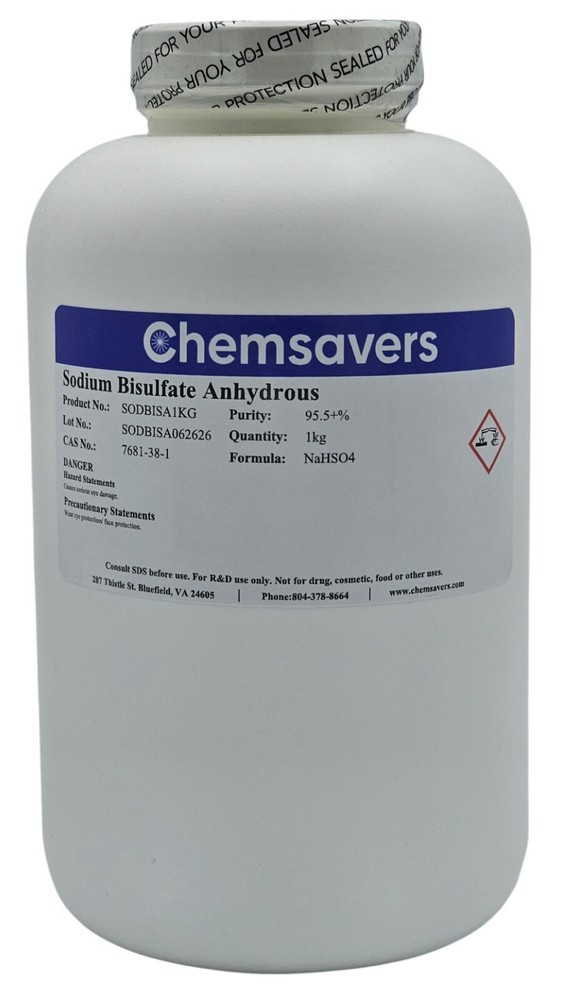 Sodium Bisulfate Anhydrous, 95.5+%, 1kg
