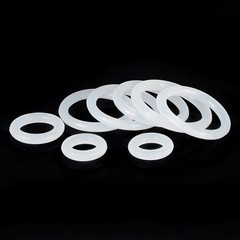 White Silicone Rubber O Rings 3.5mm Cross Section 5mm-78mm ID Food Grade O Ring