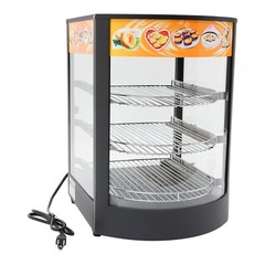 3-tier Commercial Food Warmer Display Case Warming Cabinet For Pizza Tart Burger