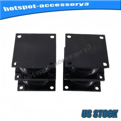 4PCS Vibratory Plate Compactor Rubber Isolator Shock Mount For Stanley Hydraulic