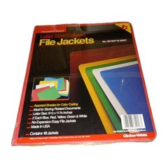 Globe Weis Colored File Folders Letter 9.5″ x 11 3/4″ 10-Pack Vintage 1990s NEW!