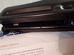 EXP 3-Hole Manual Paper Punch w/ Measuring Guide – Model 90031 – Heavy Duty