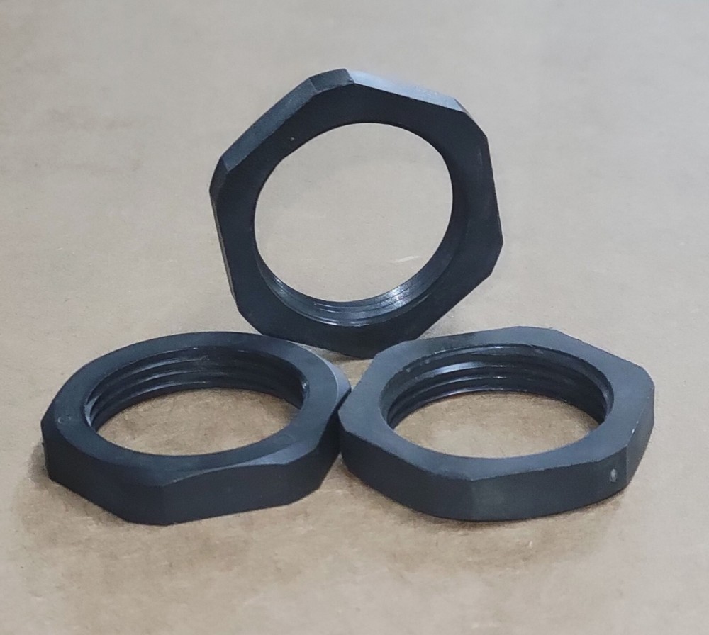 SEALCON NP-21-BK BLACK NYLON LOCKING NUT PG-21 ( 47 PIECES)