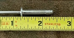 Dome Head Pop Rivets – 3/16″ x 1 in – Aluminum Body – for Kayak Boats – Qty 50