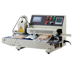 Uimoso Continuous Horizontal Band Sealer Machine, 0.24-0.47 in Seal Width