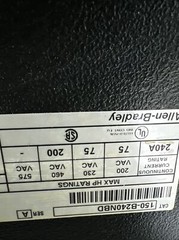 Allen Bradley 200hp Combination Starter Soft Start 152H-B240JBD-54 Warranty 🇺🇸