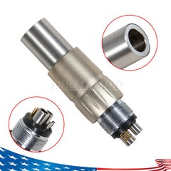 1-10 PCS NSK Style Dental LED Fiber Optic 6 Hole Quick Coupler Coupling