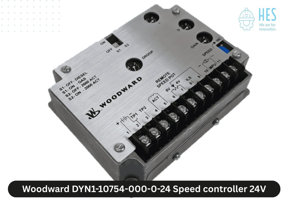 New Woodward DYN1-10754-000-0-24 Speed Controller 24V (OEM Part)
