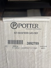 Potter NCF-1000 Network Card-Fiber P/N 3992789 – New !!!