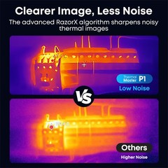 320*240 X³IR Resolution P1 Thermal Imaging Camera IOS&Android 600℃ Type-C 25Hz