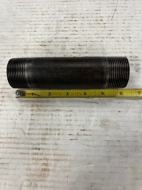 1-1/4 in X 6 in Pipe Nipple Steel SS Sch 40 Seamless 1-1/4″ x 6″
