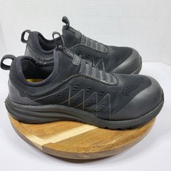 KEEN Utility Womens 7 M Vista Energy Shift ESD Carbon Toe Slip On Work Shoes Blk