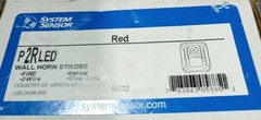 System Sensor Red P2RLED Wall Horn Strobe