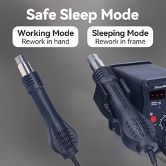 Soldering iron Kit Station Hot Air Gun Heat Desoldering Rework station Welding