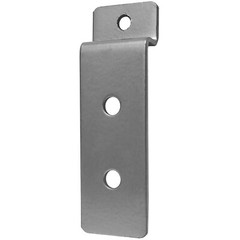 Slatwall Backplate, Slatwall Mounting Plate 50 pieces Silver