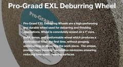 EXL Deburring Wheel – 6″ X 1″ X 1″ 9S Fine Grit – Silicon Carbide – Metal Deburr