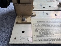 Preformed Line Products End Plate Cutter PLP Preform 8000454 (No Case)
