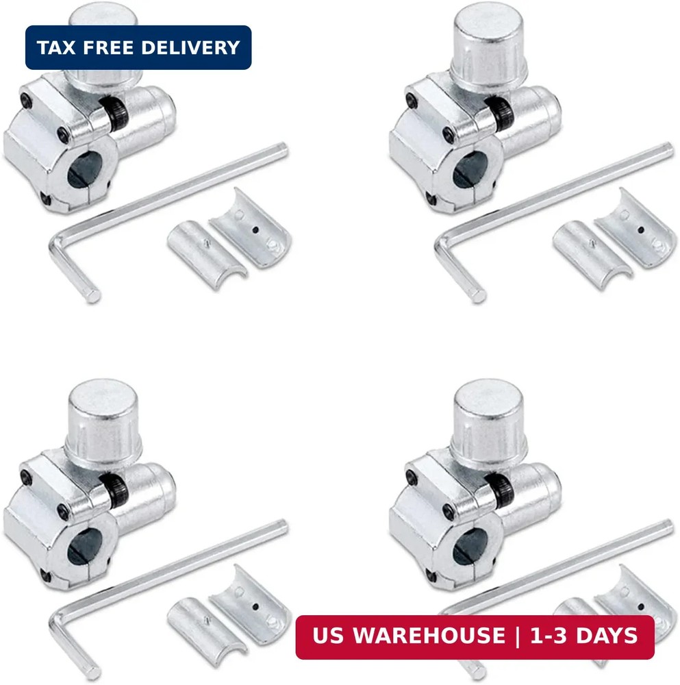 4PCS BPV-31 Bullet Piercing Valve Kit, Adjustable Line Tap Valve for Air Conditi