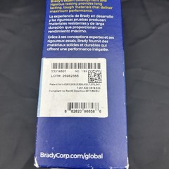 Brady ORANGE Label 3/4″ Print Cartridge M21-750-595-OR For BMP21-Plus