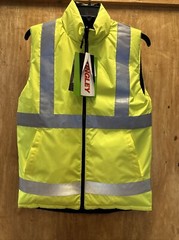 Tingley V26022 M Workreation Sync System Reversible Insulated Vest, Fluorescent