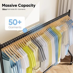 HOKEEPER Heavy Duty Clothes Rack, Commercial Industrial Grade Garment Rack
