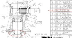Rotary Cutter Gearbox Output Oil Seal, Land Pride #060061 and 05-005