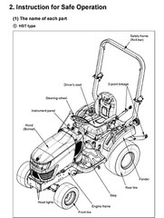 122 125 Tractor Operators Maint Instruction Manual LS TRACTOR MT122 & MT125