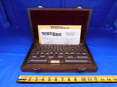 ELLSTROM 81 PCS COMPLETE CALIBRATED GAGE BLOCK SET .050 – 4″ W/ WOODEN CASE