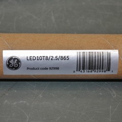 (17) GE Current T8 Linear LED Bulbs LED10T8/2.5/865, Type C, 6500K, 1050lm, G13