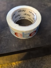 eBay Branded 75 Yds Packaging Tape – 1 Roll