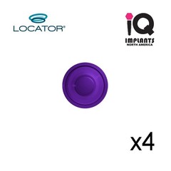 Replacement Male Inserts Caps – Standard Extra Strong, Purple, 8.0 lbs (4-Pack)
